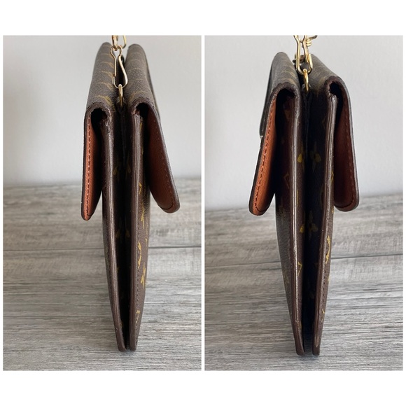 SOLD❌Authentic LOUIS VUITTON Monogram Double Rabat Shoulder bag/ Pochette - Picture 10 of 15